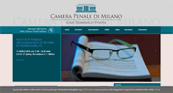 Desktop Screenshot of camerapenalemilano.it